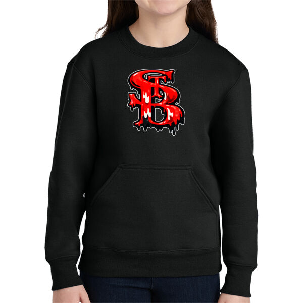 St. Bethlehem Little League  - Youth Core Fleece Crewneck Pocket Sweatshirt Thumbnail